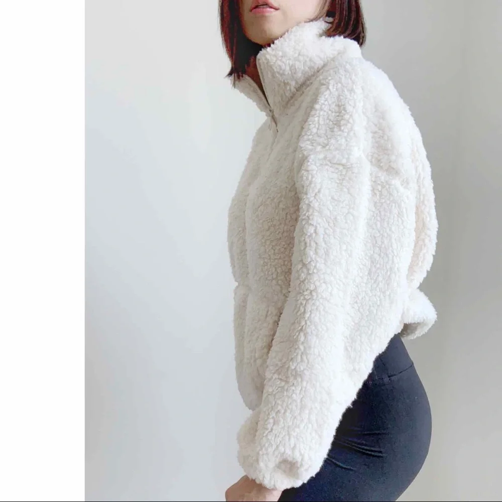 COZY PLUSH SHERPA SWEATER - OFF WHITE - Picture 8 of 12